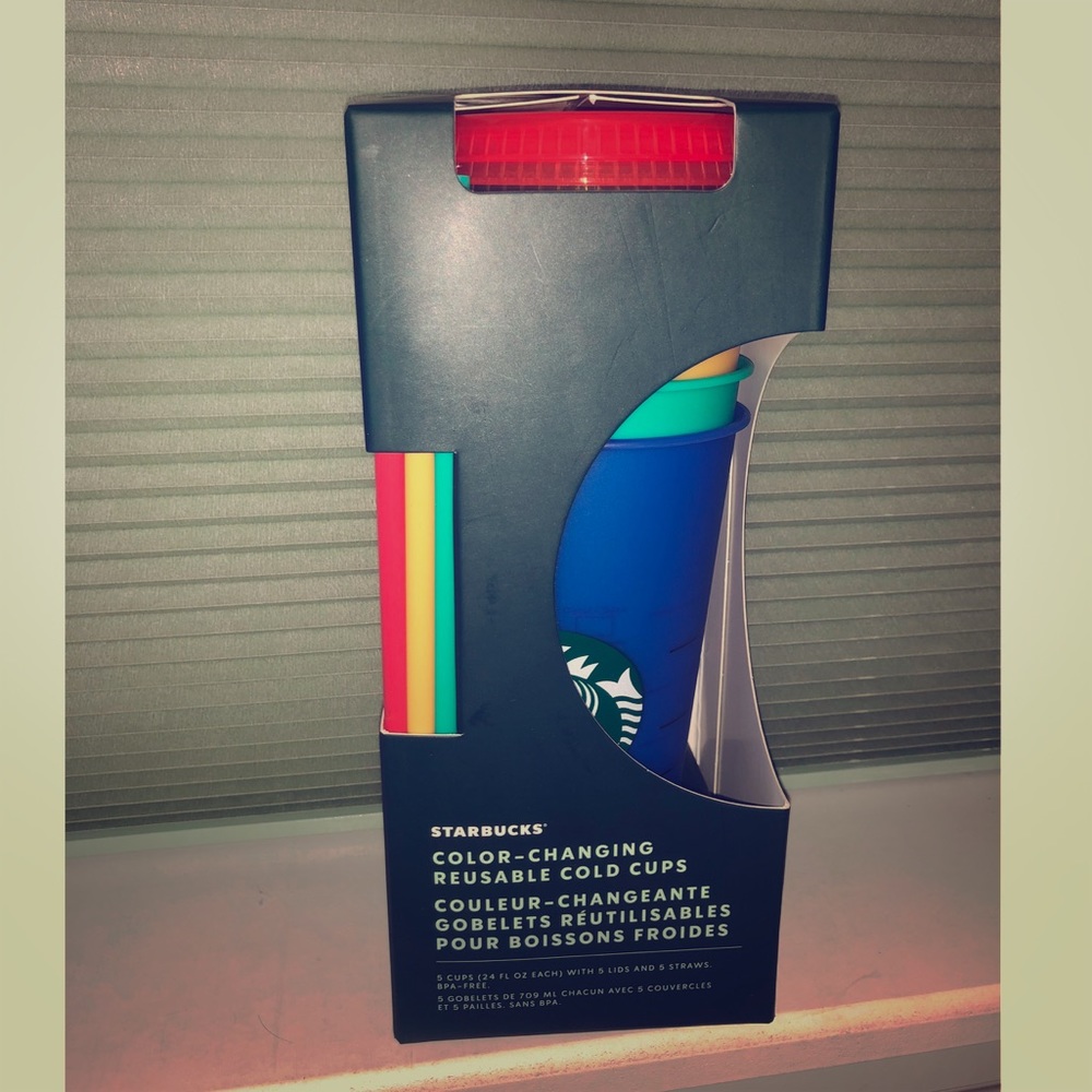 🌈Starbucks Reusable Color-Changing Cold Cups!🌈